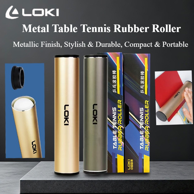 Table Tennis Livescore - LOKI Metalowy Pojemnik na Gumki do