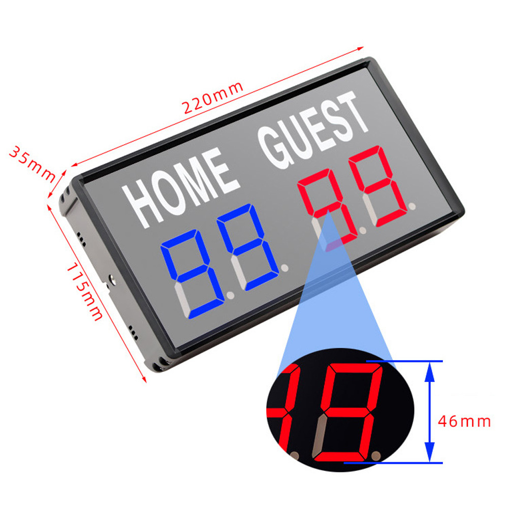 4-cyfrowa elektroniczna tablic – Table Tennis Scoring recenzja i cena