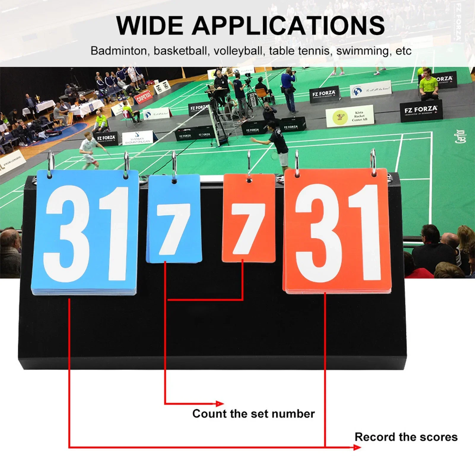 4-cyfrowa tablica wyników zawo – Table Tennis Scoring recenzja i cena
